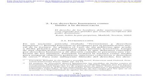 2 Los Derechos Humanos Como Límite A La Democracia · Kant Sobre La