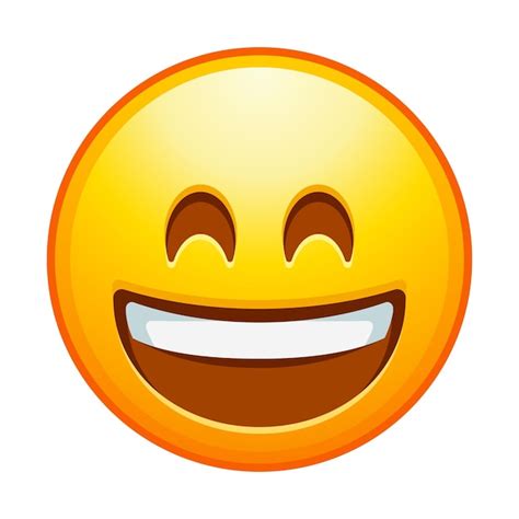 Emoji Radiante Con Ojos Sonrientes Emoticon Sonriente Con Sonrisa