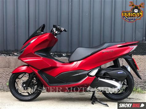 [มอเตอร์ไซค์มือสอง] Honda Pcx 160 รถ10เดือน สีแดงด้าน ตัวท๊อป Abs ดาว