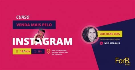 Curso Venda Mais Pelo Instagram Em Curitiba Sympla