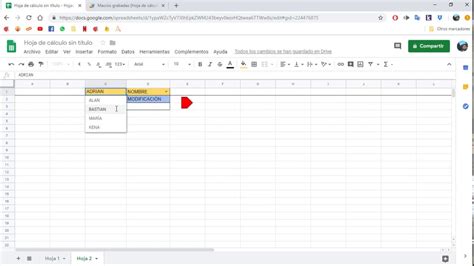 Actualizar Base De Datos Google Spreadsheets Youtube