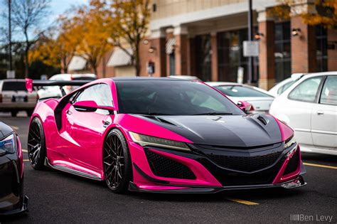 Pink Acura NSX At River Forest Car Meet BenLevy