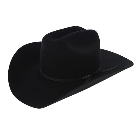 Chapeau Cowboy Cattleman Feutre Laine Noir Stetson Reference