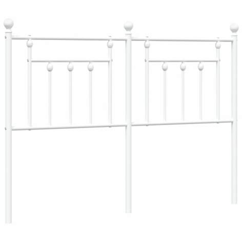 VidaXL Metal Headboard White 53 1 53 1 1 Kroger