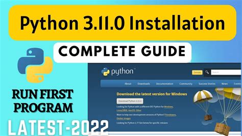 How To Install Python 3 11 0 On Windows 10 11 2022 Update Python