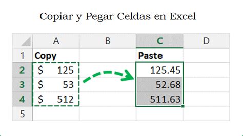 Cómo Copiar Y Pegar Celdas En Excel