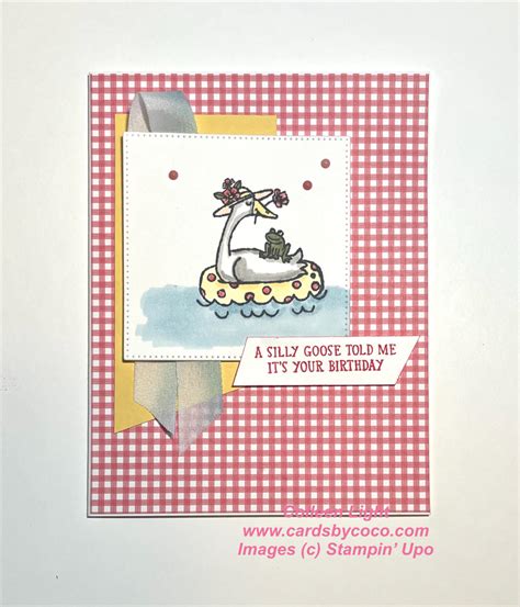 CASE Ing The Catalog Monday Silly Goose Handmade Birthday Card