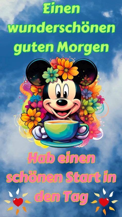 Guten Morgen Micky Maus Tasse Kaffee Disney Sch Nen Tag Video