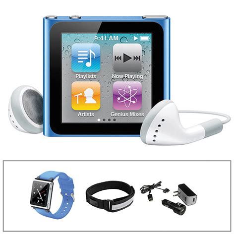 Apple IPod Nano 16GB 6th Generation Kit Blue B H Photo Video