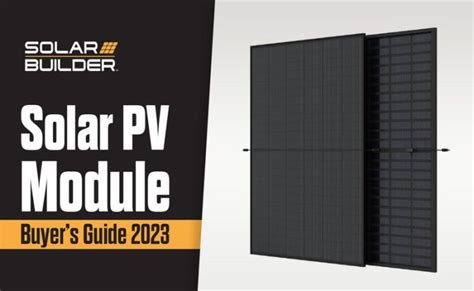 Solar Pv Module Buyers Guide 2023