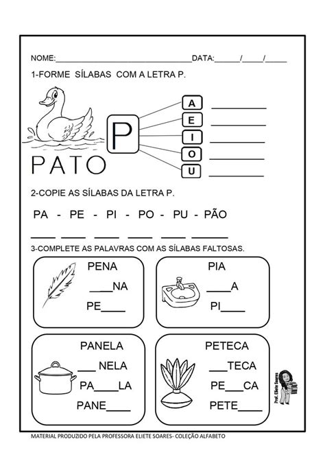 Atividades Para Treinar A Escrita E Leitura De Palavras Espa O Do