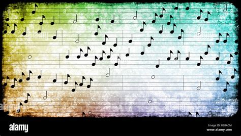 Music Notes Background Stock Photo - Alamy