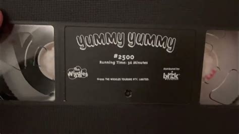 The Wiggles Yummy Yummy 1999 Vhs Review First Video Of 2023 Youtube