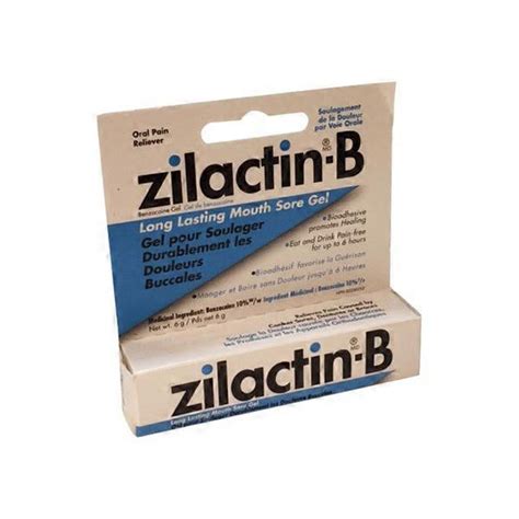 Zilactin B Long Lasting Mouth Sore Gel 6 G Delivery Or Pickup Near Me