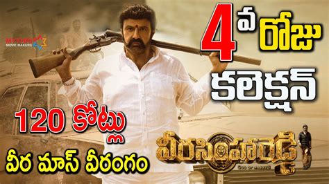 Veera Simha Reddy 4th Day Collection Veera Simha Reddy Collections