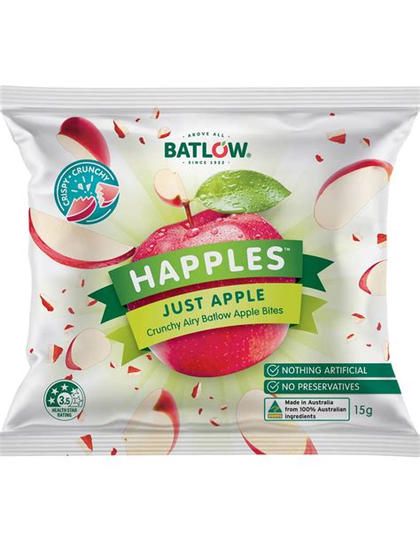 Batlow Happles Just Apple Freeze Dried Apple Slices 15g Ally S Ba