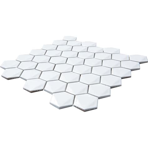 2 X 2 Porcelain Honeycomb Mosaic Wall Floor Tile Artofit