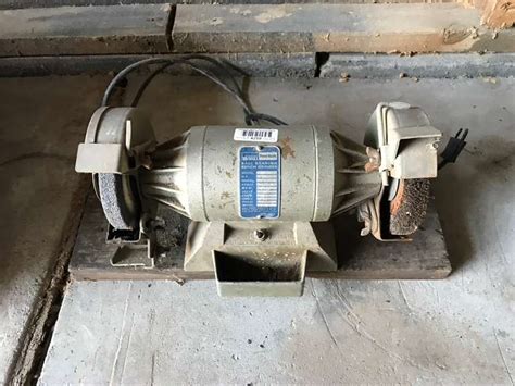 Montgomery Ward 6 1 3 HP Bench Grinder Musser Bros Inc