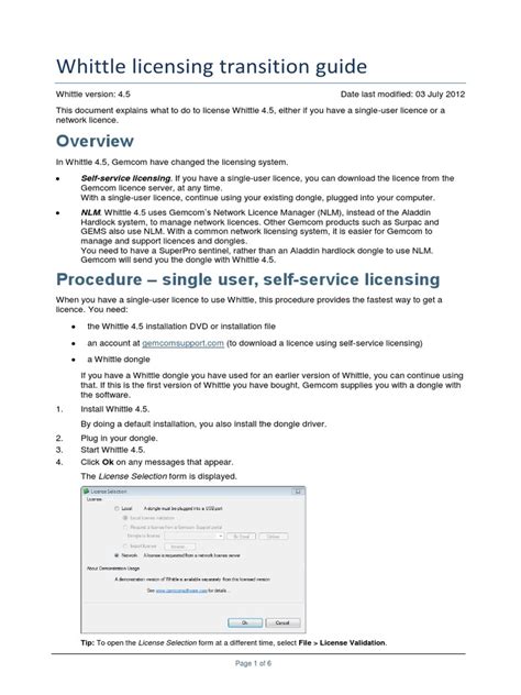 Licensing Transition Guide | PDF | Server (Computing) | Installation ...