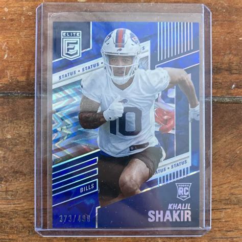 Panini Donruss Elite Rookies Status Explosion Khalil Shakir