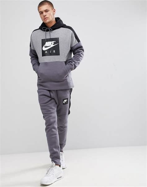 Nike Air Skinny Tracksuit In Grey