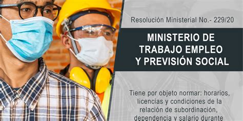 Resolución Ministerial No 22920 Del Ministerio De Trabajo Empleo Y Previsión Social Abel