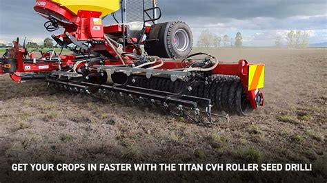 Titan Cvh Roller Seed Drill 4ag Youtube