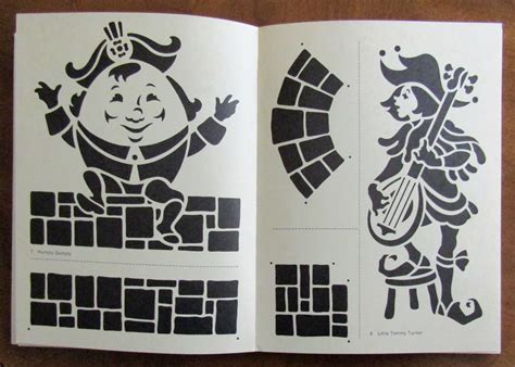 Mother Goose Cut And Use Stencils By Ted Menten 1982 Sc Dover Ebay