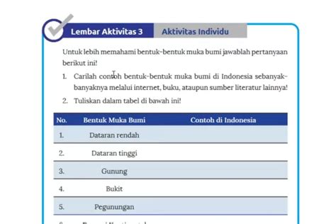 Kunci Jawaban Ips Kelas 8 Smp Mts Halaman 73 Kurikulum Merdeka Lembar