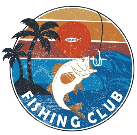 Fishing club logo 27128963 Vector Art at Vecteezy