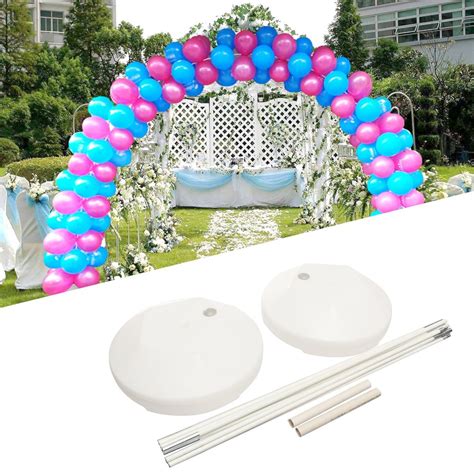 Diy Large Balloon Arch Set Column Stand Base Frame Kit Etsy