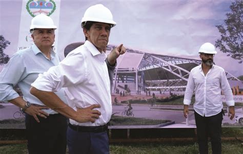 Morales Y Sadir Recorrieron Las Obras De Ciudad Deportiva Que Se