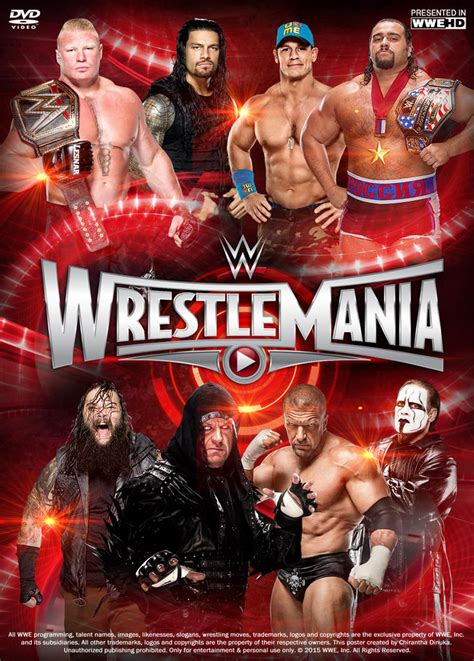 WWE WrestleMania 31 Poster By Chirantha On DeviantArt