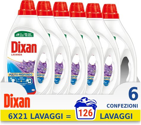 Dixan Detersivo Lavatrice Liquido Lavanda Confezione Da 126 Lavaggi