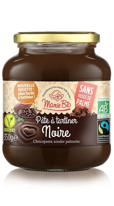 Pâte à Tartiner Noire équitable Bio Pâtes à Tartiner Vitamont