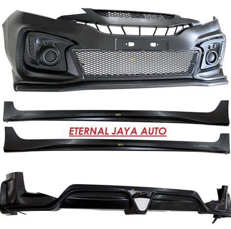 Jual BODY KIT MUGEN FULL BUMPER PLASTIK PP HONDA JAZZ GK5 2014 2016