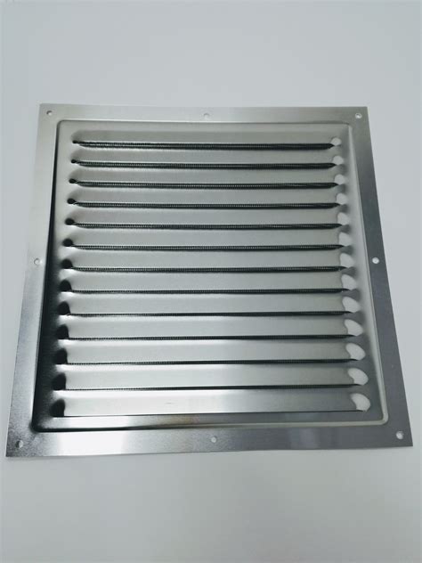 Air Vent Grill 250 X 250 Mm Metal Aluminium Rust Free With Mosquito