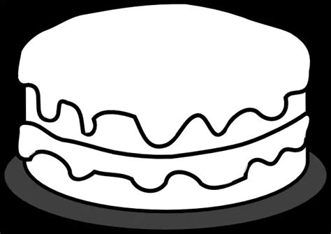 Una Torta Para Colorear Imagui