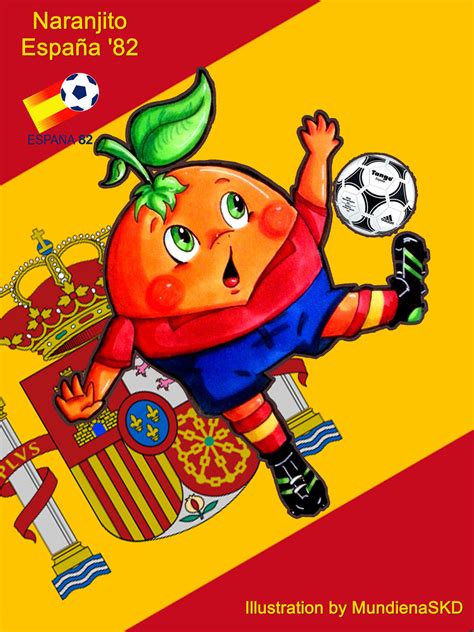 .:World Cup Mascots:. Naranjito by MundienaSKD on DeviantArt