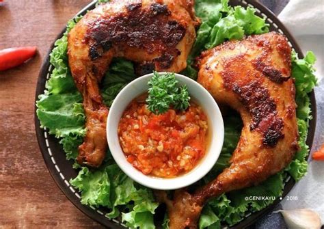 Resep Ayam Bakar Bumbu Rujak Sambel Korek Oleh Genika Yulia Cookpad