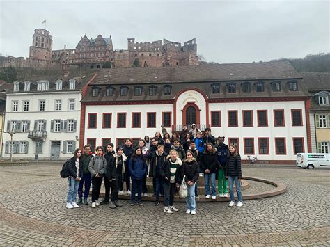 Tagesfahrt Der Franzosen Aus Reims Nach Heidelberg Gymnasium Am