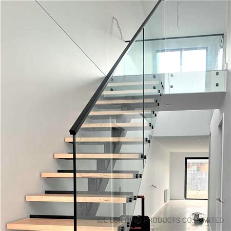 House Modern Straight Wooden Stairs Staircase Design Open Rieser Black