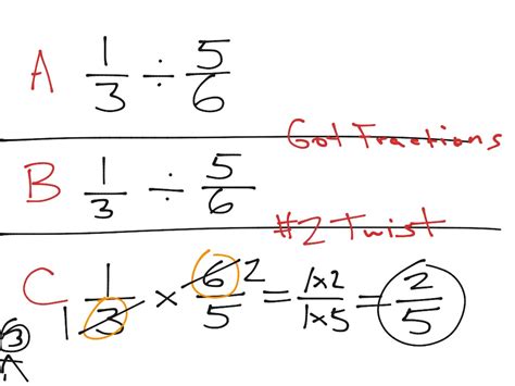 Dividing Fractions And Mixed Numbers Math Elementary Math Showme