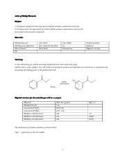 Nitration Of Methyl Benzoateonlinespring Rev Docx Ration Of Methyl