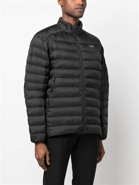 Arc Teryx Logo Embroidered Puffer Jacket Farfetch