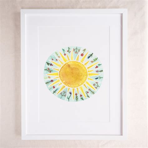 Seasonal Celebration Art Print Summer Solstice Hattie Buckwell