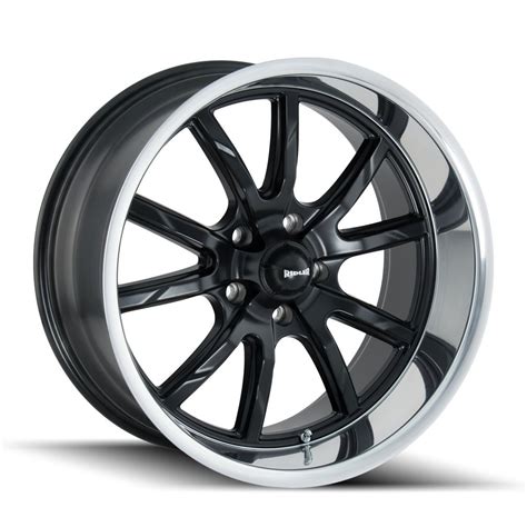 18 X 9 5 Inches 5 X 127 Mm 0 Mm Offset Ridler 650 Matte Black