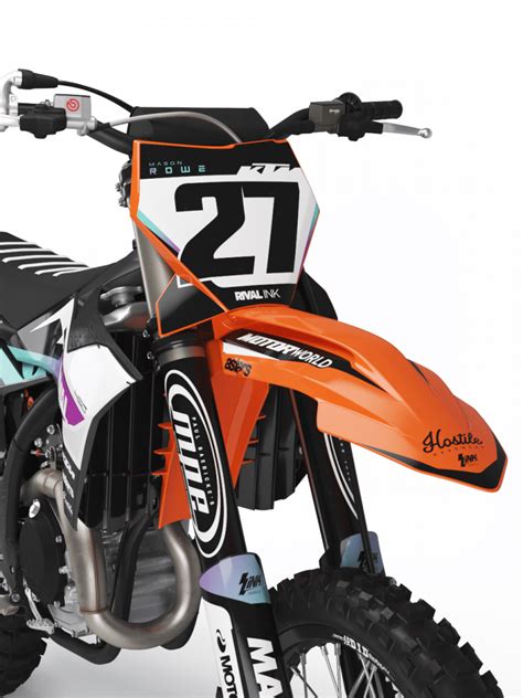 Ktm Rowe Show Graphics Kit Rival Ink Design Co