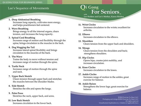 Qi Gong for Seniors