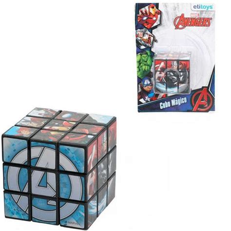 Cubo Magico Avengers 54mm Etitoys Cubo Mágico Magazine Luiza